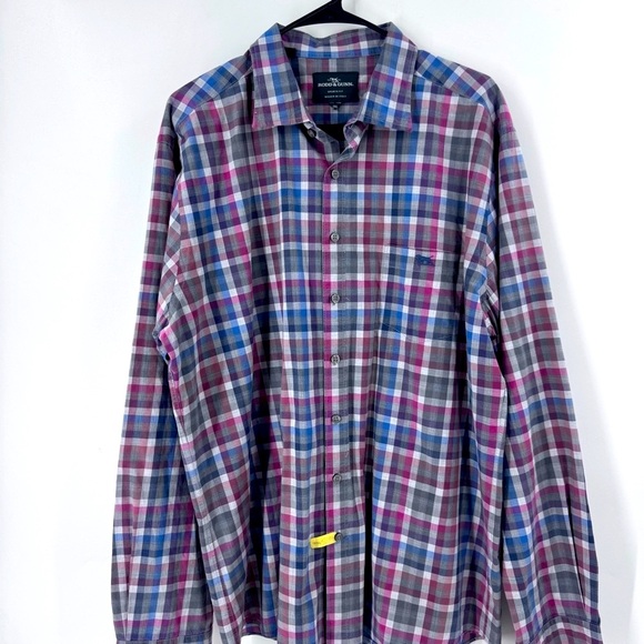 Rodd & Gunn Blue and Pink Casual Button Down Shirt - Picture 2 of 7